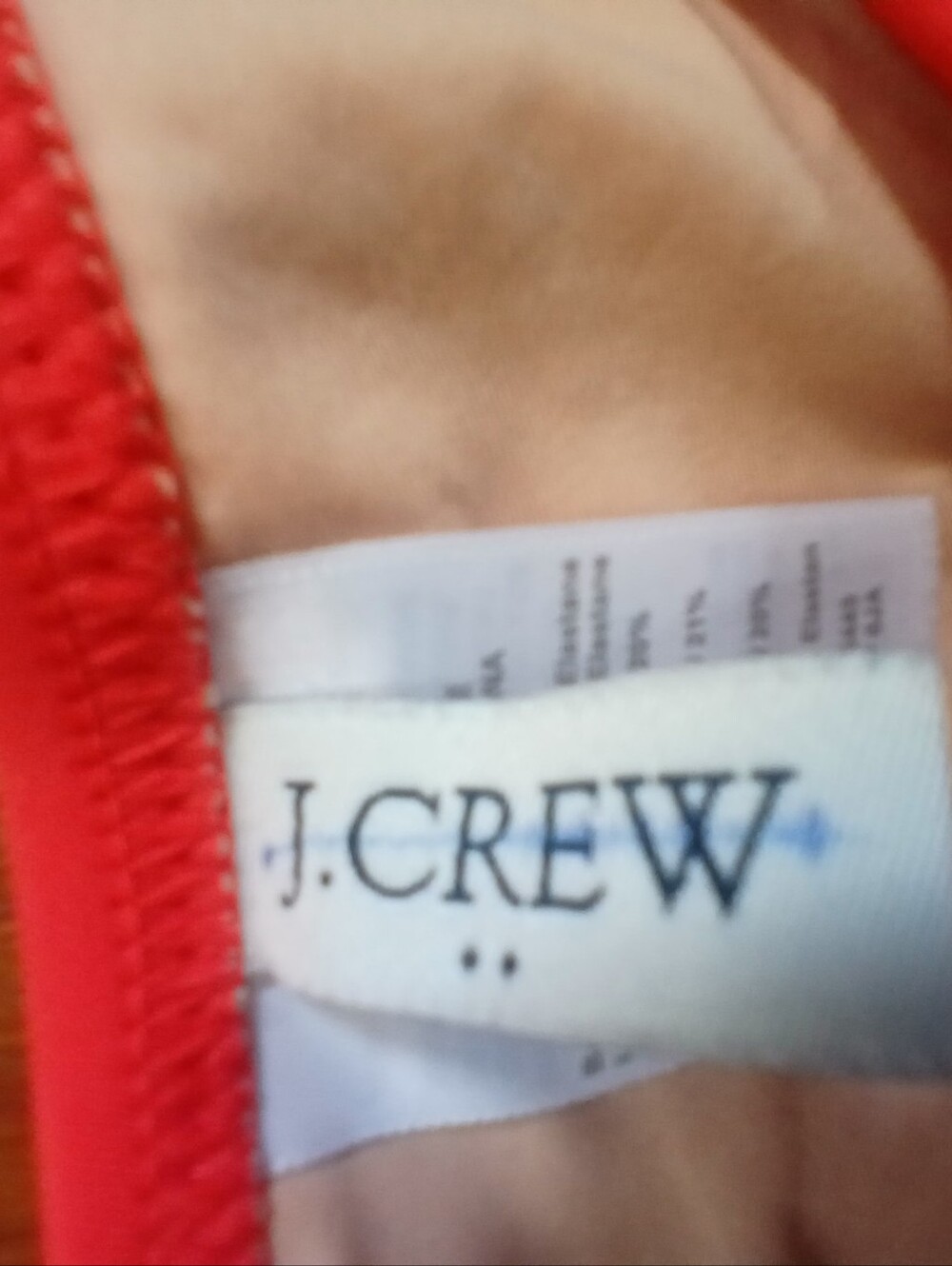 J. Crew Swimsuit Scallop-Edge One-Piece with Front Tie . Size M - Picture 6 of 7